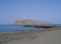 Spiaggia Agia Marina di Creta