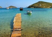 Spiaggia Livadi Geranou di Patmos