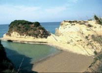 Spiaggia Canal d'amour di Corfù