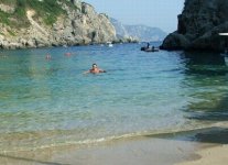 Spiaggia Paleokastritsa di Corfù