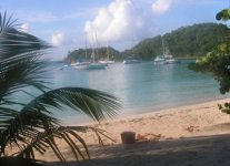 Saltwhistle Bay Beach di Mayreau