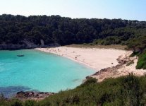 Cala Trebaluger di Minorca