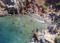 Spiaggia Avlaki di Idra