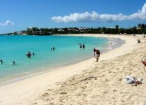 Mullet Bay Beach di Saint Martin