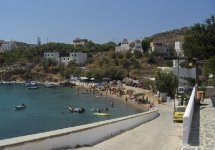 Spiaggia Ahladi di Syros