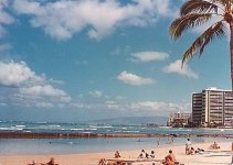 Spiaggia Waikiki di O'ahu