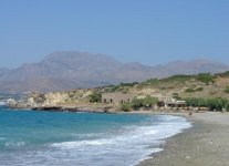 Spiaggia Makrigialos di Creta