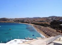 Spiaggia Kalafatis di Mykonos