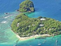 Young Island Beach di Saint Vincent