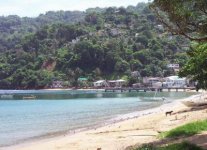 Man-O-War Bay di Tobago