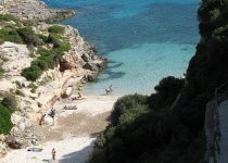 Cala Binidali di Minorca