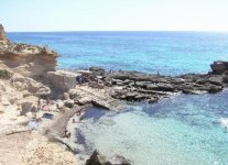 Caló des Morts di Formentera