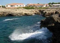 Spiaggia Binibeca Vell di Minorca